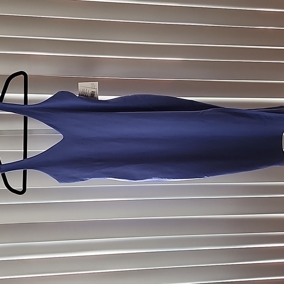 Beyond Yoga Spacedye Inspire Midi Dress In Periwinkle Cloud Heather NWT - Picture 3 of 7